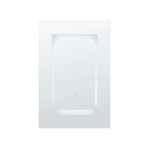 Móvel de casa de banho suspenso com espelho LED MALASPINA 40 cm 60 cm Preto