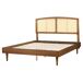 Beliani Cama LED Madera de caucho VARZY Beliani Cama LED Madera de caucho VARZY Marrón