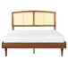 Beliani Cama LED Madera de caucho VARZY Beliani Cama LED Madera de caucho VARZY Marrón
