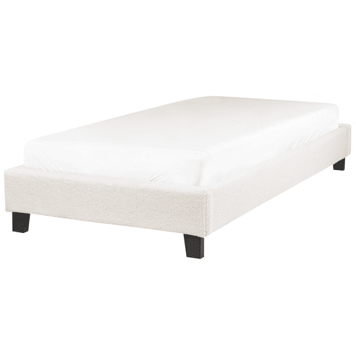 Beliani Cama sem cabeceira Bouclé ROANNE