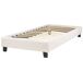 Beliani Cama sin cabecero Bouclé ROANNE 100x213 Beliani Cama sin cabecero Bouclé ROANNE 100x213 Crema
