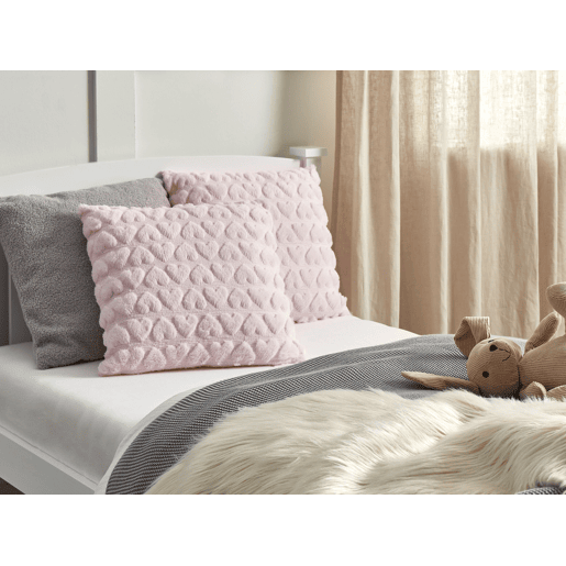 Conjunto de 2 almofadas decorativas ASTRANTIA 45 x 45 cm Rosa