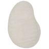 Tapete MASSO Creme claro 160 x 230 cm Viscose