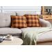Beliani Cojín decorativo BARJA 45x45 Beliani Cojín decorativo BARJA 45x45 Naranja