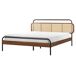 Beliani Cama Madera de caucho BOUSSICOURT Beliani Cama Madera de caucho BOUSSICOURT Marrón