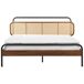 Beliani Cama Madera de caucho BOUSSICOURT Beliani Cama Madera de caucho BOUSSICOURT Marrón