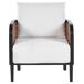 Beliani Sillón MONTEFALCO Beliani Sillón MONTEFALCO Blanco/ Beige
