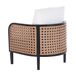 Beliani Sillón MONTEFALCO Beliani Sillón MONTEFALCO Blanco/ Beige