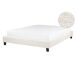 Beliani Cama sin cabecero Bouclé ROANNE 150x213 Beliani Cama sin cabecero Bouclé ROANNE 150x213 Crema