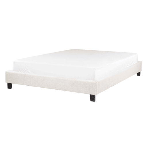 Beliani Cama sem cabeceira Bouclé ROANNE