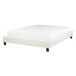 Beliani Cama sin cabecero Bouclé ROANNE 150x213 Beliani Cama sin cabecero Bouclé ROANNE 150x213 Crema