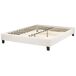 Beliani Cama sin cabecero Bouclé ROANNE 150x213 Beliani Cama sin cabecero Bouclé ROANNE 150x213 Crema
