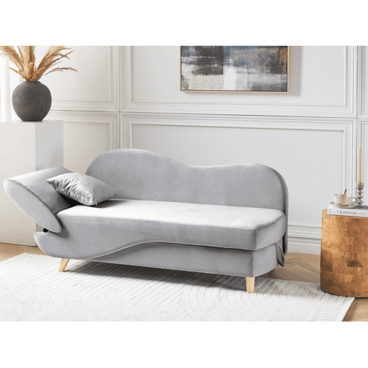 Beliani Chaise longue à esquerda Veludo MERI Beliani Chaise longue à esquerda Veludo MERI