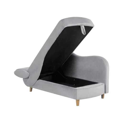 Beliani Chaise longue à esquerda Veludo MERI Beliani Chaise longue à esquerda Veludo MERI