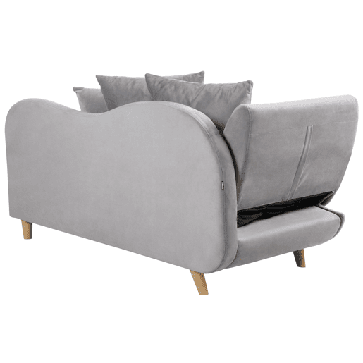 Beliani Chaise longue à esquerda Veludo MERI Beliani Chaise longue à esquerda Veludo MERI