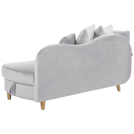 Beliani Chaise longue à esquerda Veludo MERI Beliani Chaise longue à esquerda Veludo MERI