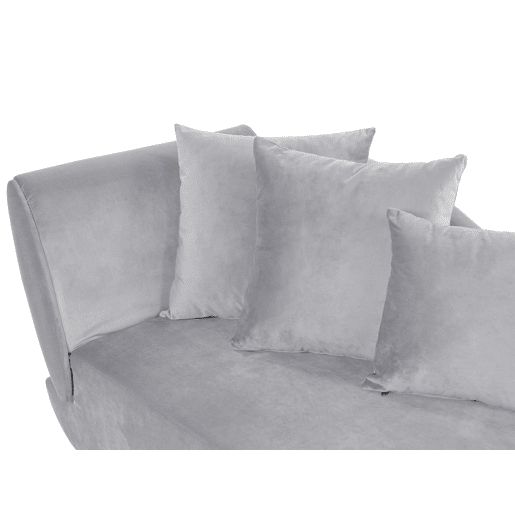 Beliani Chaise longue à esquerda Veludo MERI Beliani Chaise longue à esquerda Veludo MERI