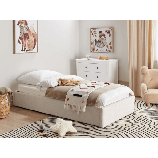 Beliani Cama baú Bouclé DINAN Beliani Cama baú Bouclé DINAN