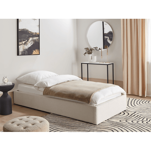 Beliani Cama baú Bouclé DINAN Beliani Cama baú Bouclé DINAN