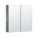 Beliani Mueble de baño con espejo NAVARRA 60 Beliani Mueble de baño con espejo NAVARRA 60 Negro