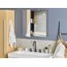 Beliani Mueble de baño con espejo NAVARRA 60 Beliani Mueble de baño con espejo NAVARRA 60 Negro