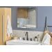 Beliani Mueble de baño con espejo NAVARRA 60 Beliani Mueble de baño con espejo NAVARRA 60 Negro