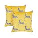 Beliani Cojín decorativo ACONITUM Beliani Cojín decorativo ACONITUM Amarillo