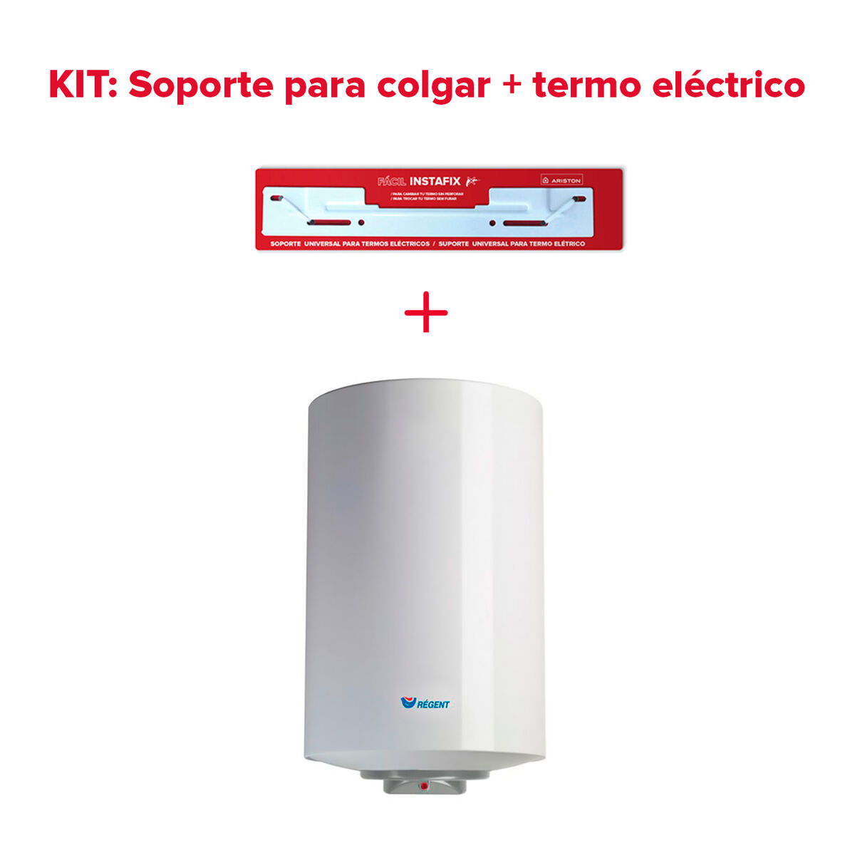 Termo eléctrico Regent 100L + Soporte de pared Instafix