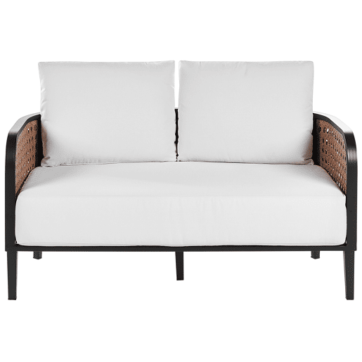 Conjunto de jardim com mesa 2 lugares MONTEFALCO Metal Branco