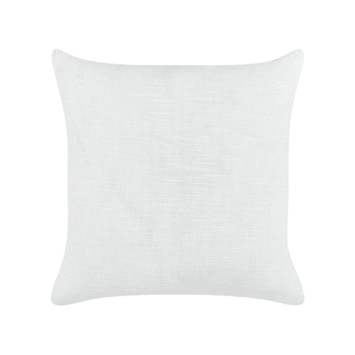 Conjunto de 2 almofadas decorativas KANPAS Linho 50 x 50 cm Cinzento Às riscas