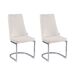 Beliani Silla de comedor ALTOONA Beliani Silla de comedor ALTOONA Blanco/ Beige