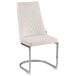 Beliani Silla de comedor ALTOONA Beliani Silla de comedor ALTOONA Blanco/ Beige