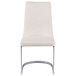 Beliani Silla de comedor ALTOONA Beliani Silla de comedor ALTOONA Blanco/ Beige