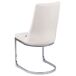 Beliani Silla de comedor ALTOONA Beliani Silla de comedor ALTOONA Blanco/ Beige