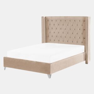 Beliani Cama Veludo LUBBON