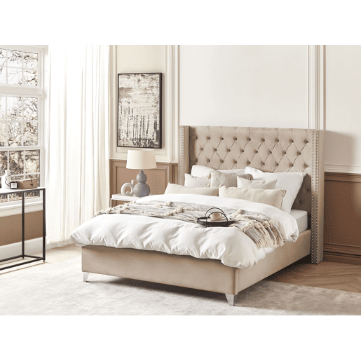 Beliani Cama Veludo LUBBON