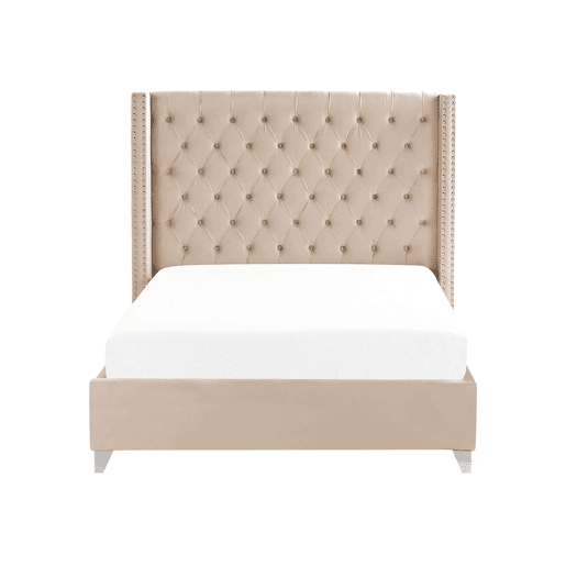 Beliani Cama Veludo LUBBON