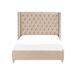 Beliani Cama Terciopelo LUBBON Beliani Cama Terciopelo LUBBON Beige