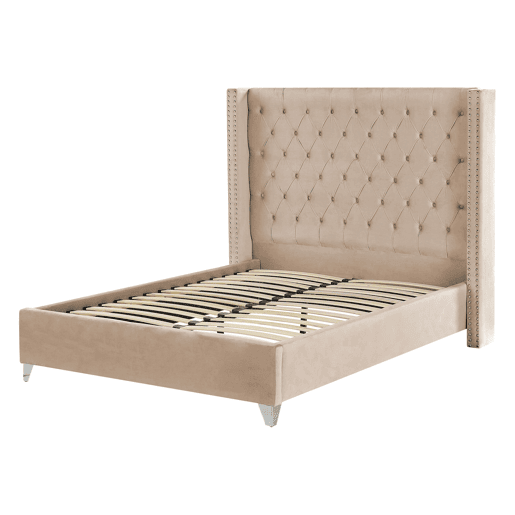 Beliani Cama Veludo LUBBON