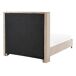 Beliani Cama Terciopelo LUBBON Beliani Cama Terciopelo LUBBON Beige