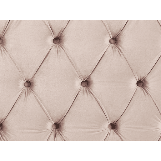 Cama Veludo AYETTE 180 x 200 cm Rosa pastel