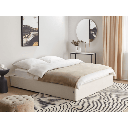 Beliani Cama baú Bouclé DINAN