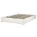 Beliani Cama con almacenaje sin cabecero Bouclé DINAN 167x214 Beliani Cama con almacenaje sin cabecero Bouclé DINAN 167x214 Blanco/ Beige