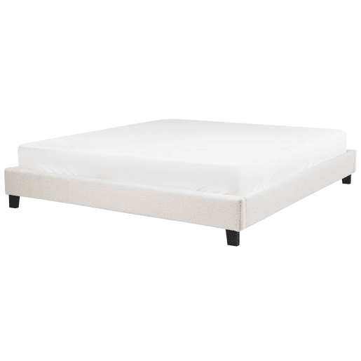 Beliani Cama sem cabeceira Bouclé ROANNE