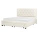 Beliani Cama con cajones Terciopelo LIEVIN 185x217 Beliani Cama con cajones Terciopelo LIEVIN 185x217 Beige