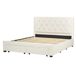 Beliani Cama con cajones Terciopelo LIEVIN 185x217 Beliani Cama con cajones Terciopelo LIEVIN 185x217 Beige