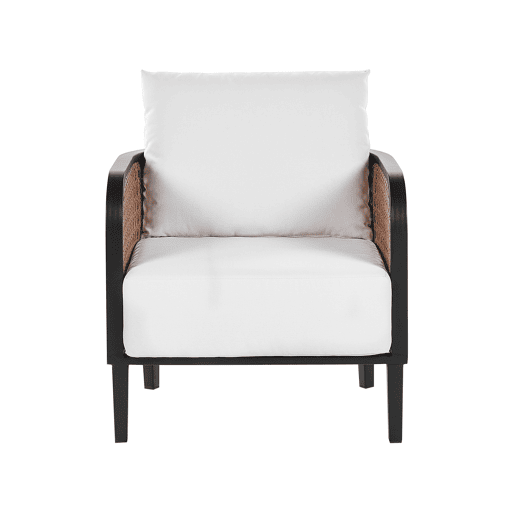 Conjunto de jardim com mesa 5 lugares MONTEFALCO Metal Branco