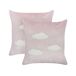 Beliani Cojín decorativo IPOMEA Beliani Cojín decorativo IPOMEA Rosa