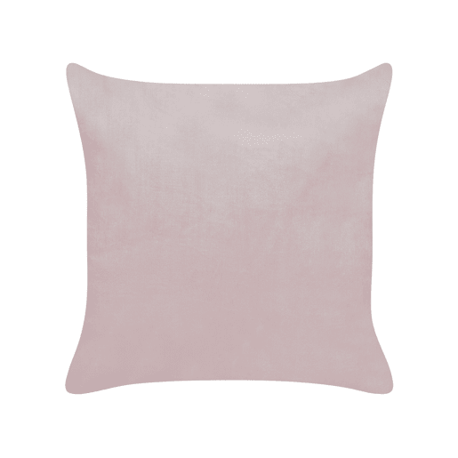 Conjunto de 2 almofadas decorativas IPOMEA Veludo 45 x 45 cm Rosa