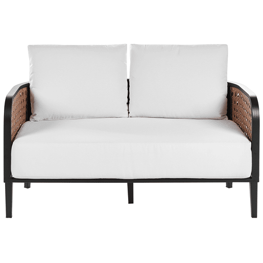 Conjunto de jardim com mesa 4 lugares MONTEFALCO Metal Branco